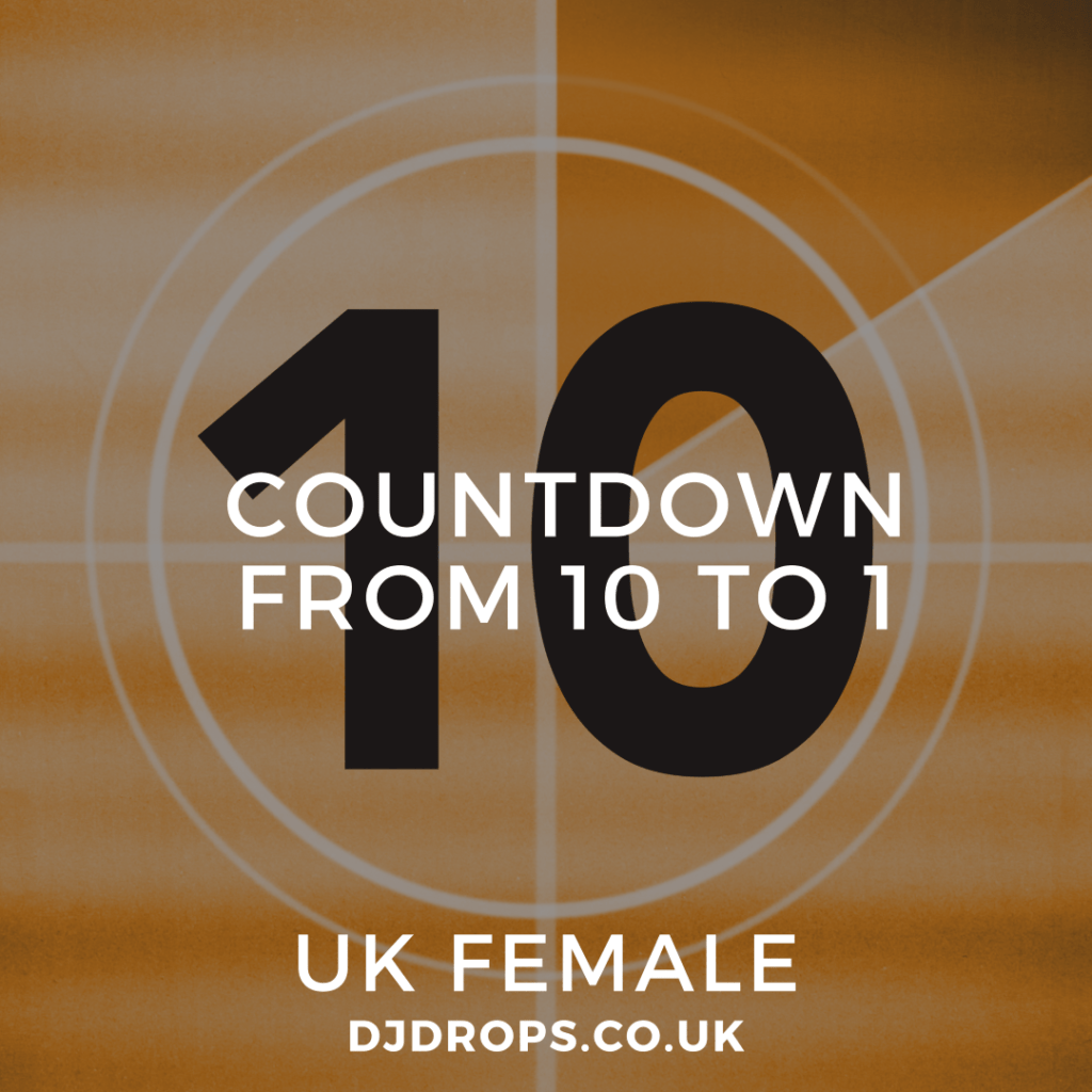 UK Female - Countdown From 10 to 1 - DJ Drops for DJs | Vocal Phrases ...